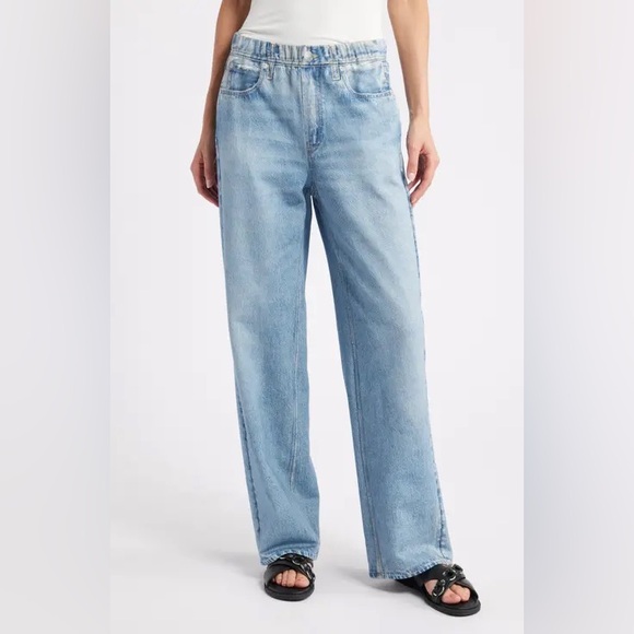 Rag & Bone Miramar Terry Wide Leg pull on Jeans size small - Picture 7 of 9